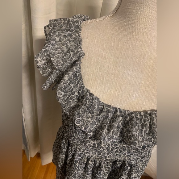 Banana Republic Ruffle Blouse - sz M - NWOT - Picture 3 of 11